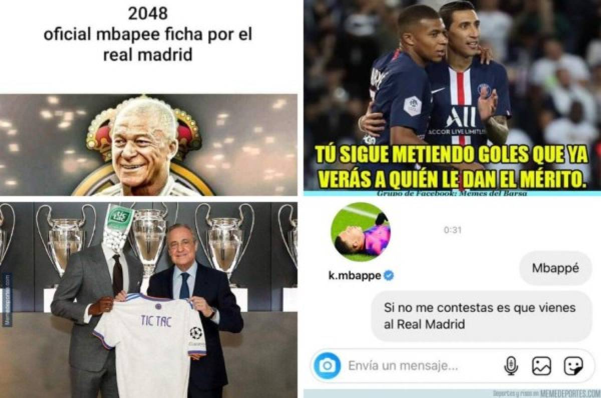 Real Madrid retira todo por Mbappé y hay fiesta en Barcelona: los memes hacen pedazos a los aficionados merengues  