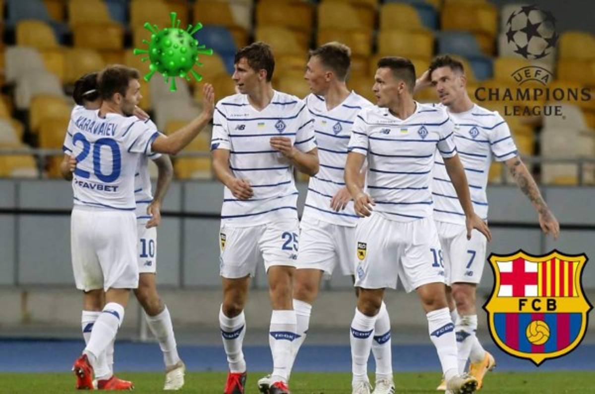 Dinamo de Kiev enfrentará este miércoles al Barcelona en Champions con 9 bajas por coronavirus