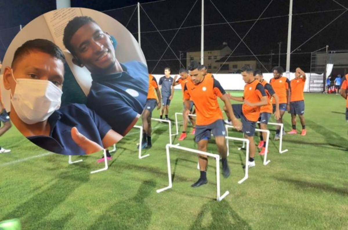 Bryan Moya retorna a la concentración de Honduras después de ser operado de apendicitis en Japón