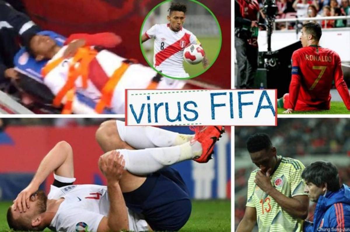 Virus FIFA: Los futbolistas que terminaron lesionados tras la actividad en selecciones