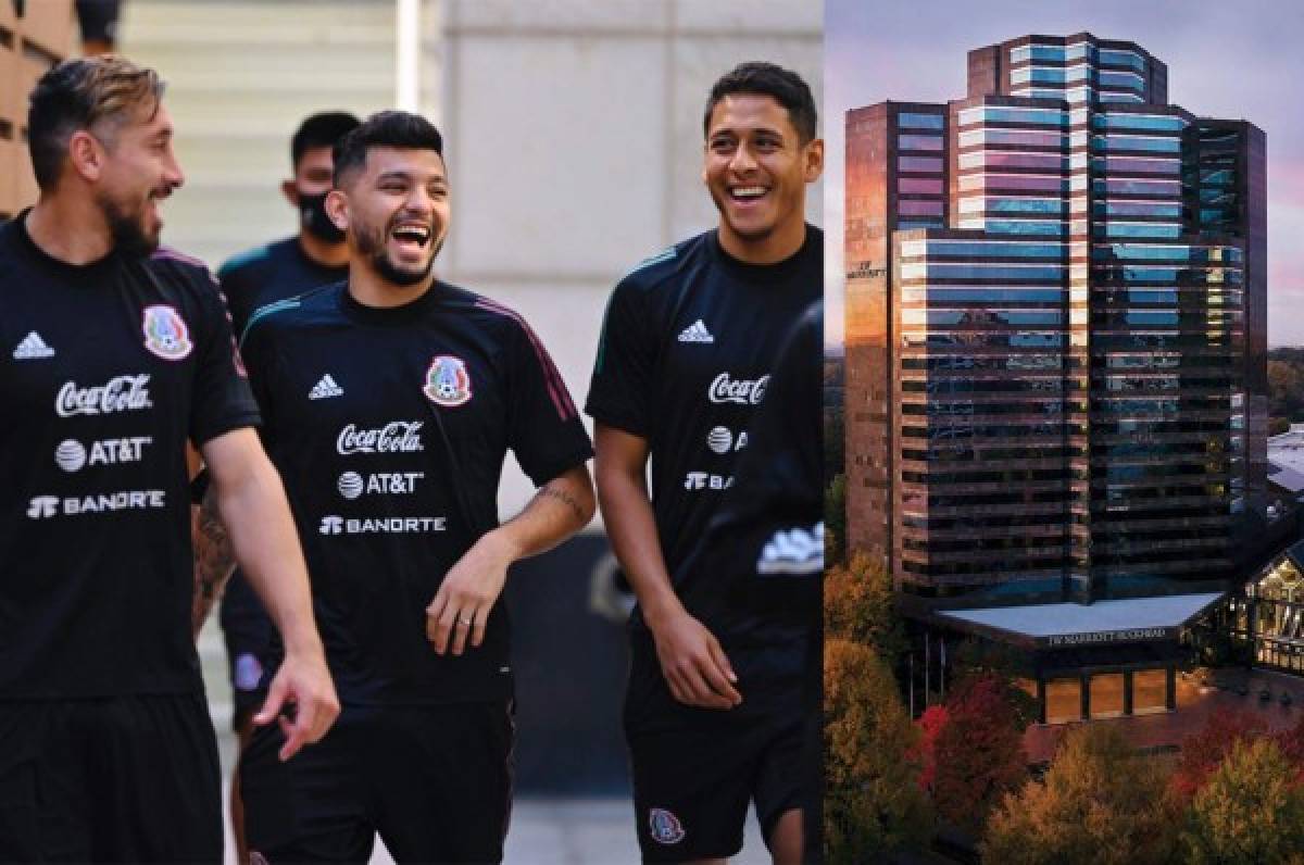 La selección de México aterriza en Atlanta y se hospeda en el mismo hotel que Honduras