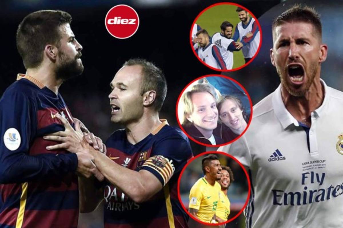 IMPERDIBLE: Los cracks que son amigos y rivales en el Clásico Español