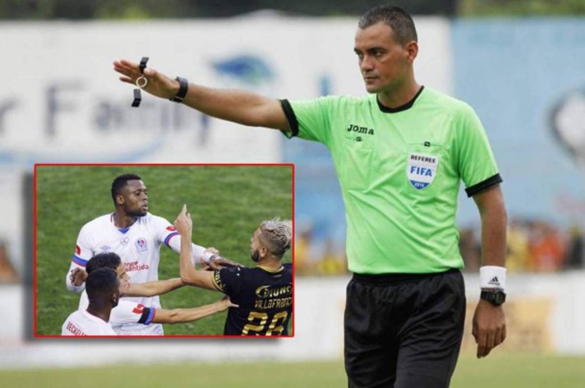 Experimentado central Melvin Matamoros dirigirá el clásico Olimpia-Motagua a disputarse el sábado