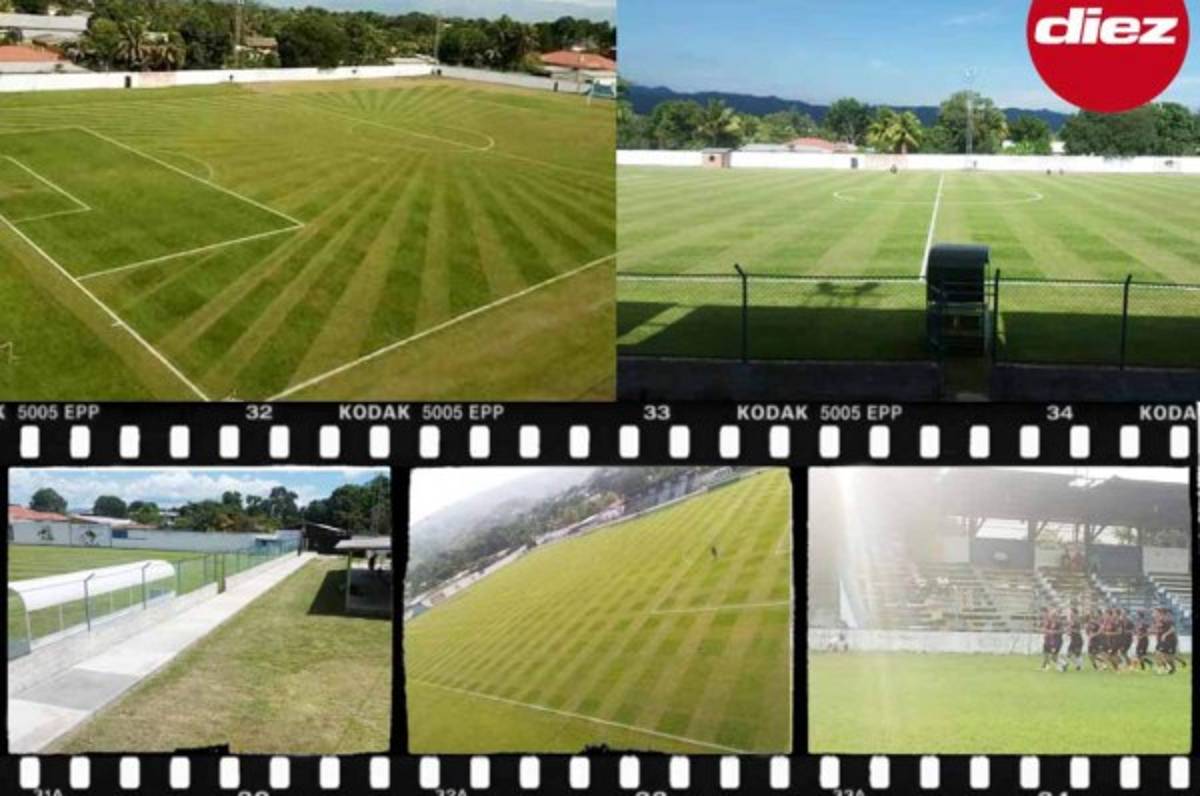 ¡Una belleza! Así es el estadio Sol de América de Azacualpa, Santa Bárbara