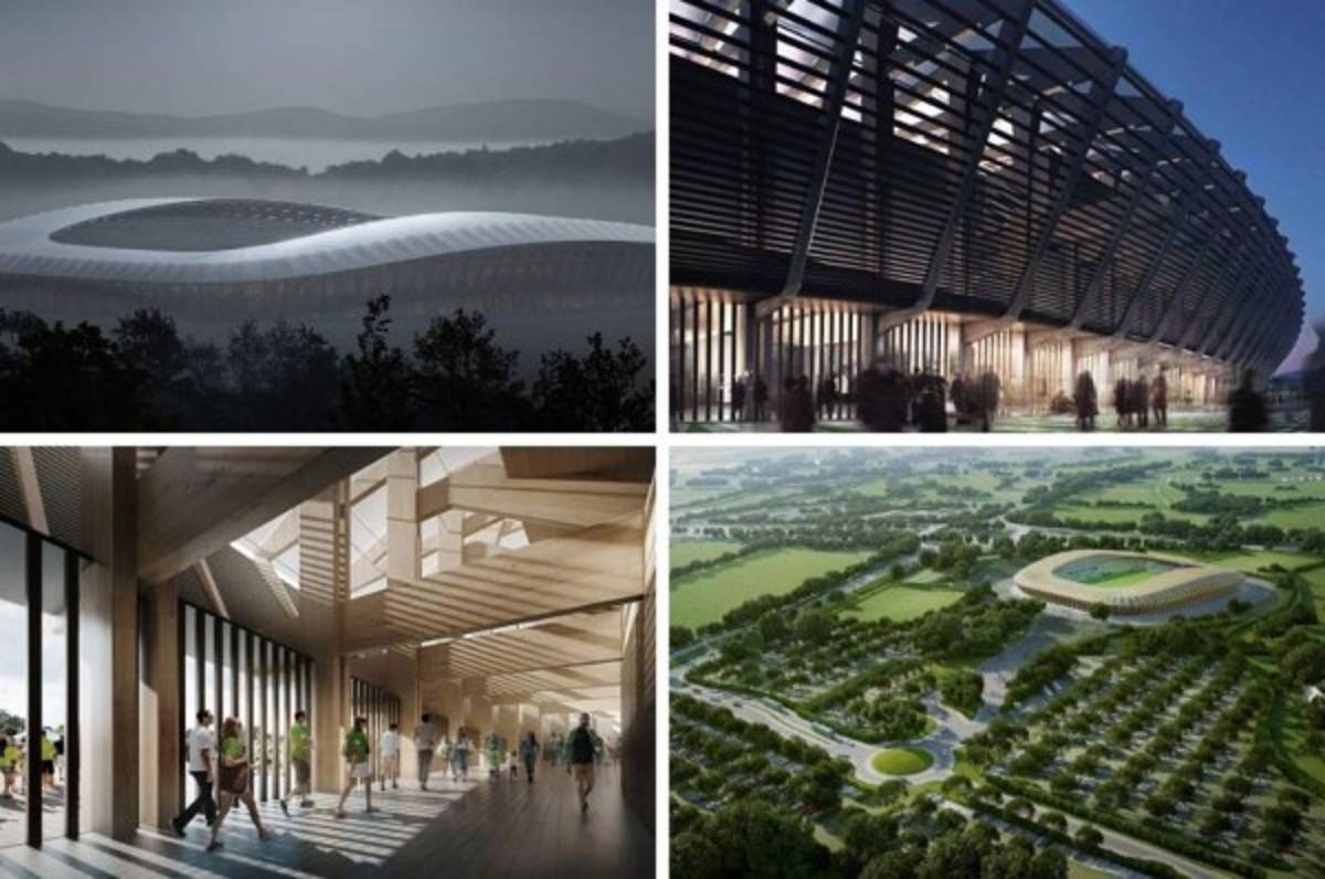 ¡Increíble! El espectacular estadio de madera que será construido por un equipo de Inglaterra