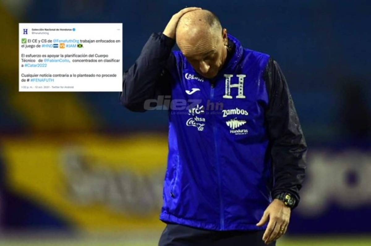 Fenafuth sigue respaldando al técnico Fabián Coito como técnico de la Selección de Honduras