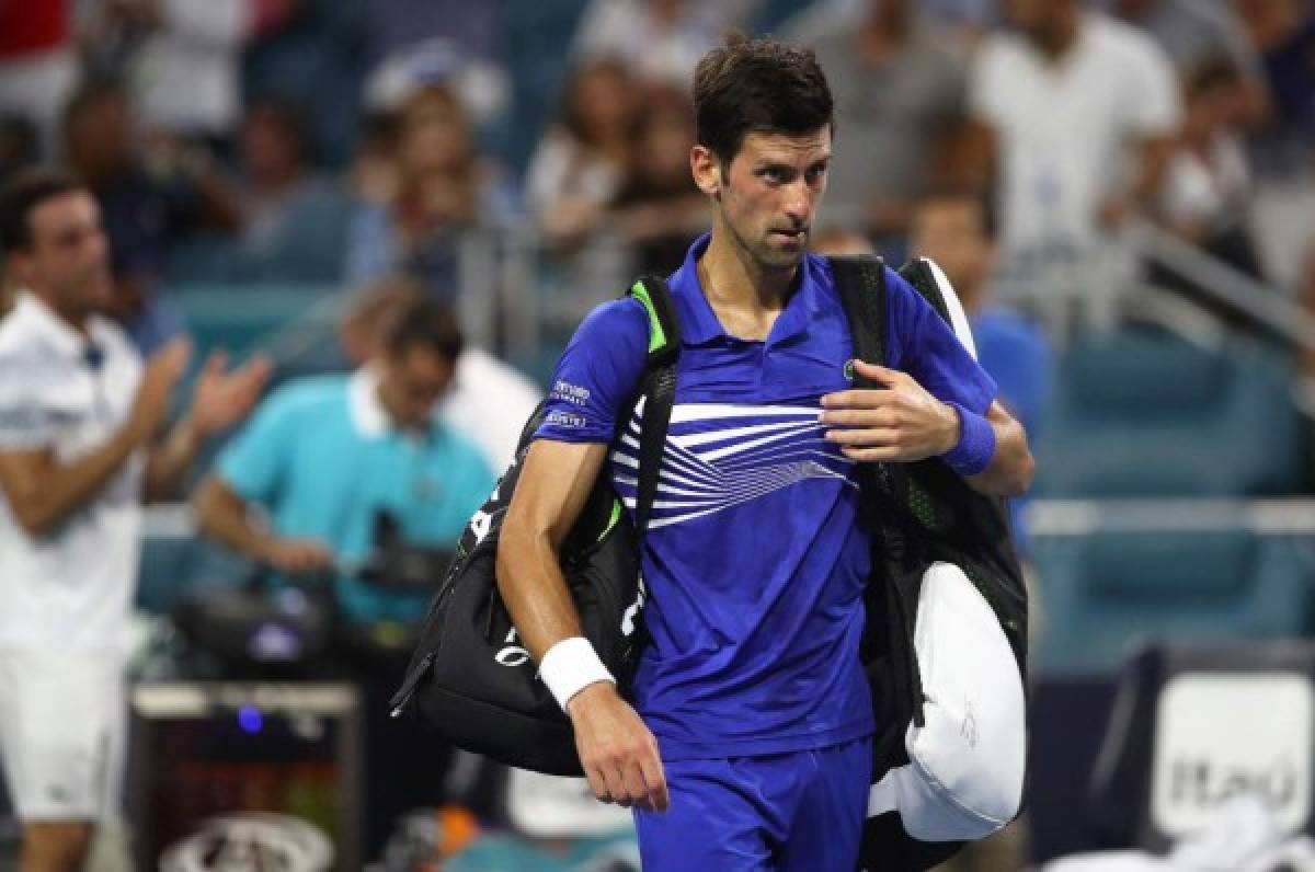 Novak Djokovic, eliminado del Masters 1.000 de Miami