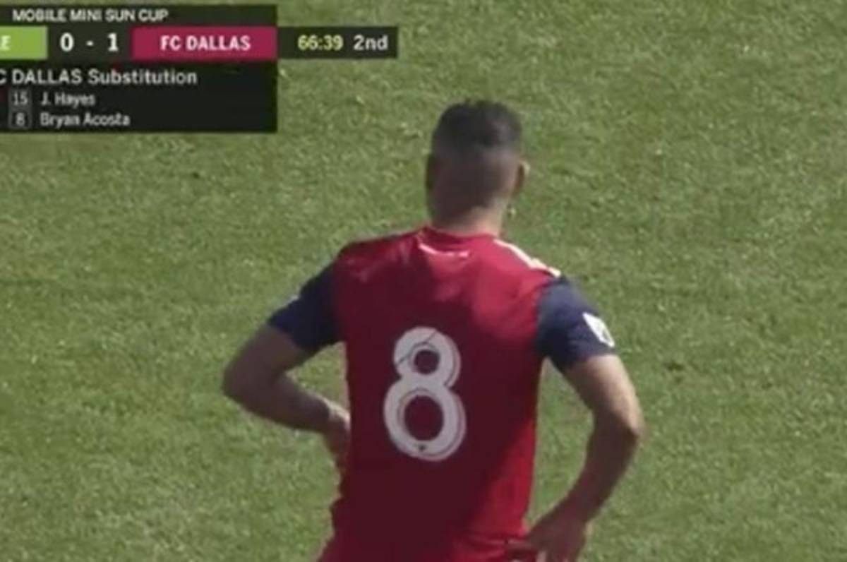 Bryan Acosta debuta con el FC Dallas en amistoso ante Seattle Sounders