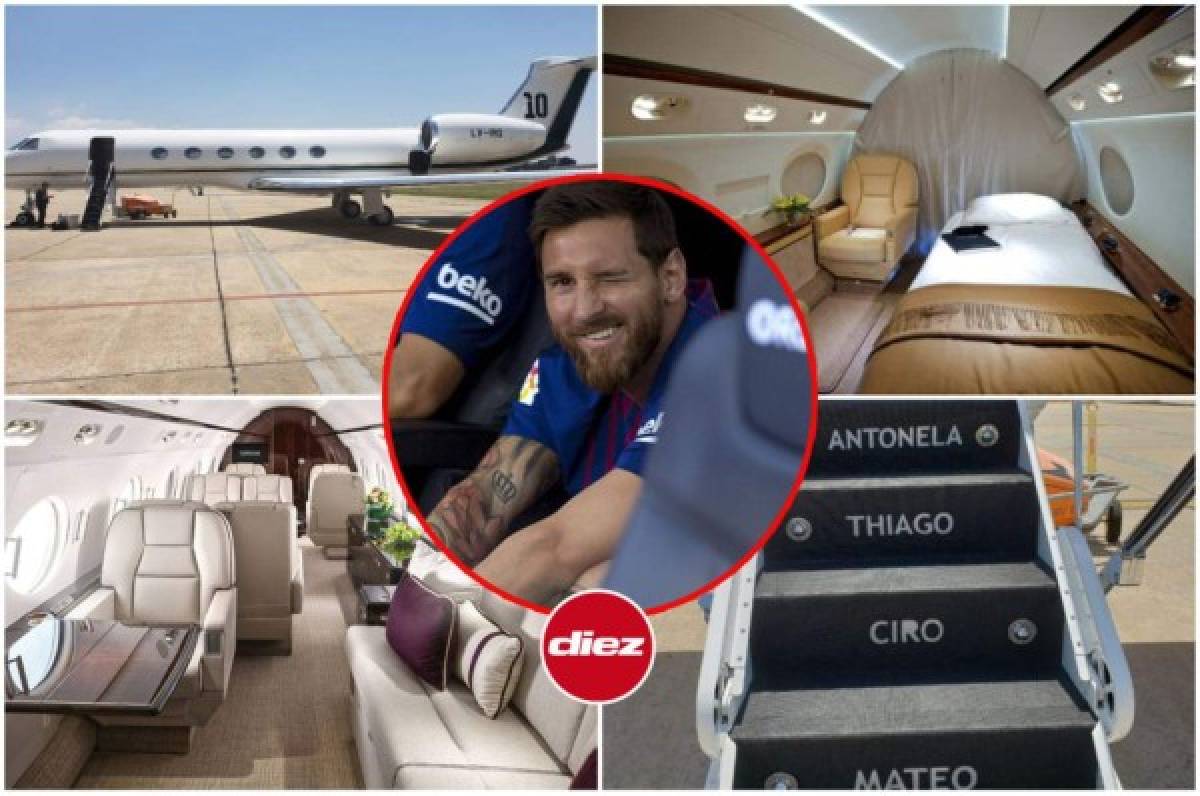 La última locura de Messi: así es el espectacular avión valorado en una millonada