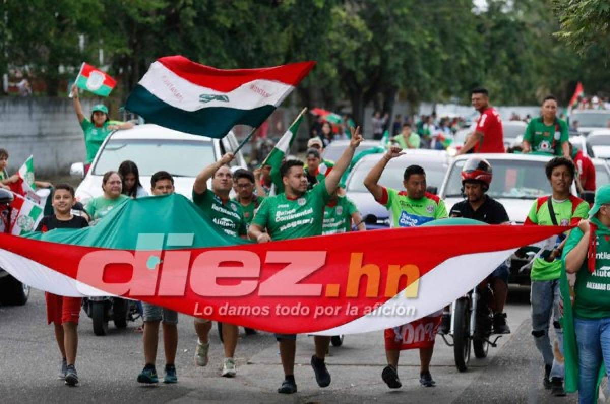 ¡Locura y hermosura! San Pedro Sula sigue celebrando la novena copa del Marathón