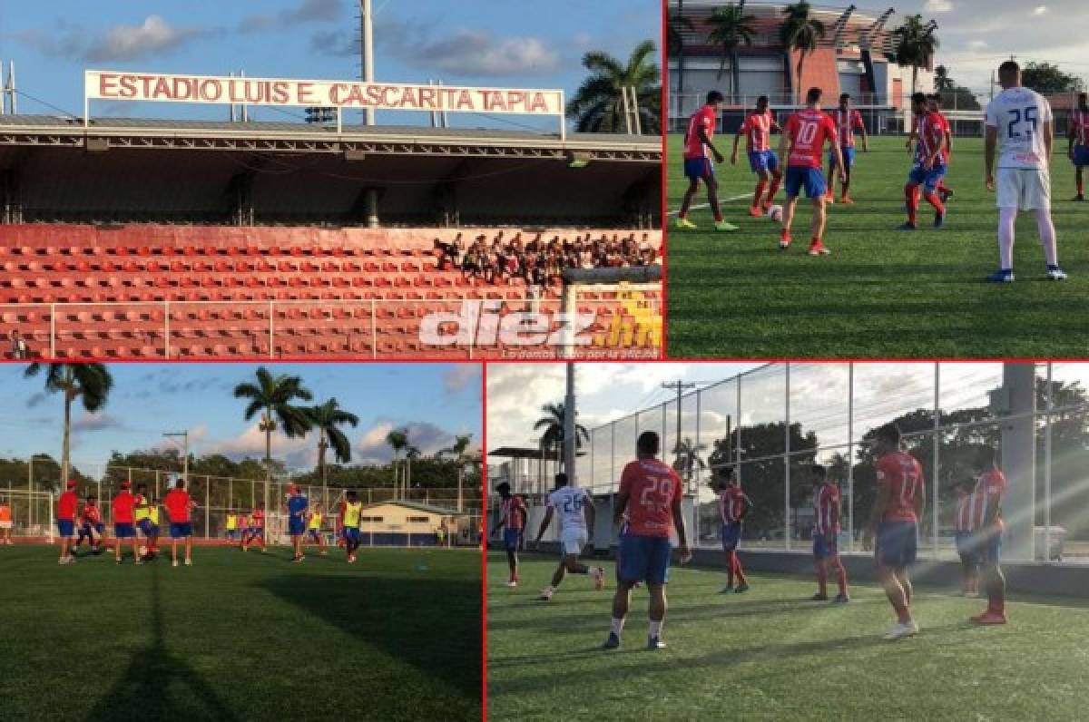 Olimpia ya entrena en Panamá pensando en el Árabe Unido por la Copa Premier