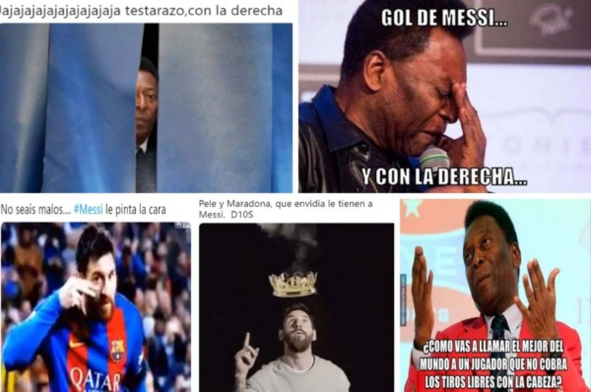 Los memes 'trituran' a Pelé tras el gol de Lionel Messi contra Leganés, ¡con la derecha!