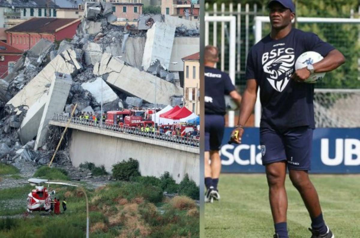 David Suazo se solidariza con la ciudad de Génova por la tragedia