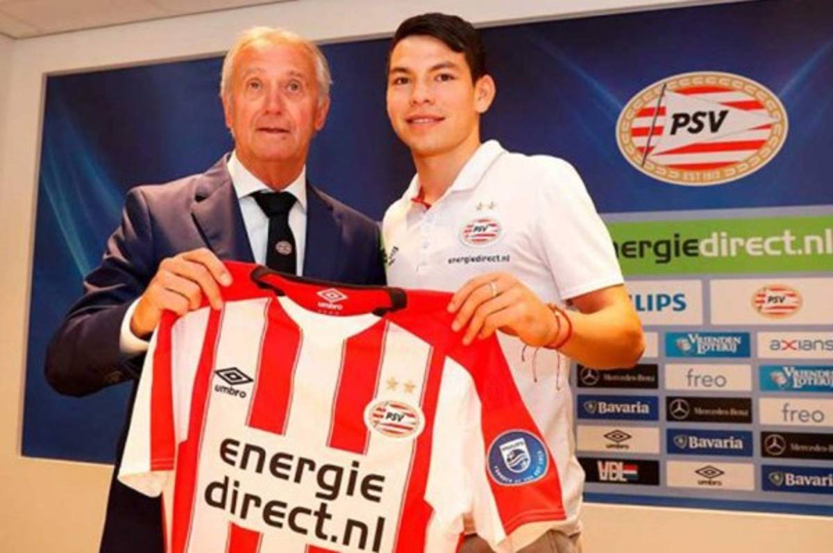 Hirving 'Chucky' Lozano fue presentado como el flamante fichaje del PSV