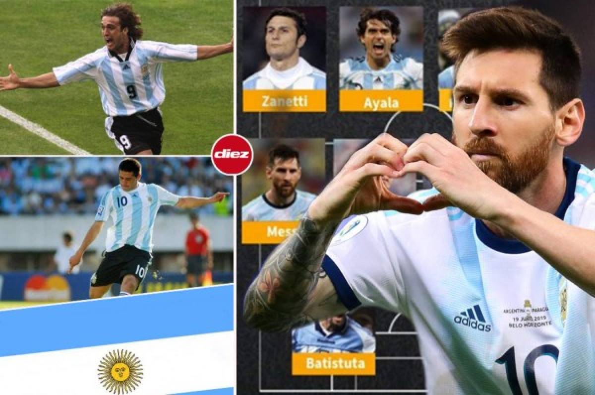 Argentina: El 11 histórico con el que Messi podría levantar un título con la mayor