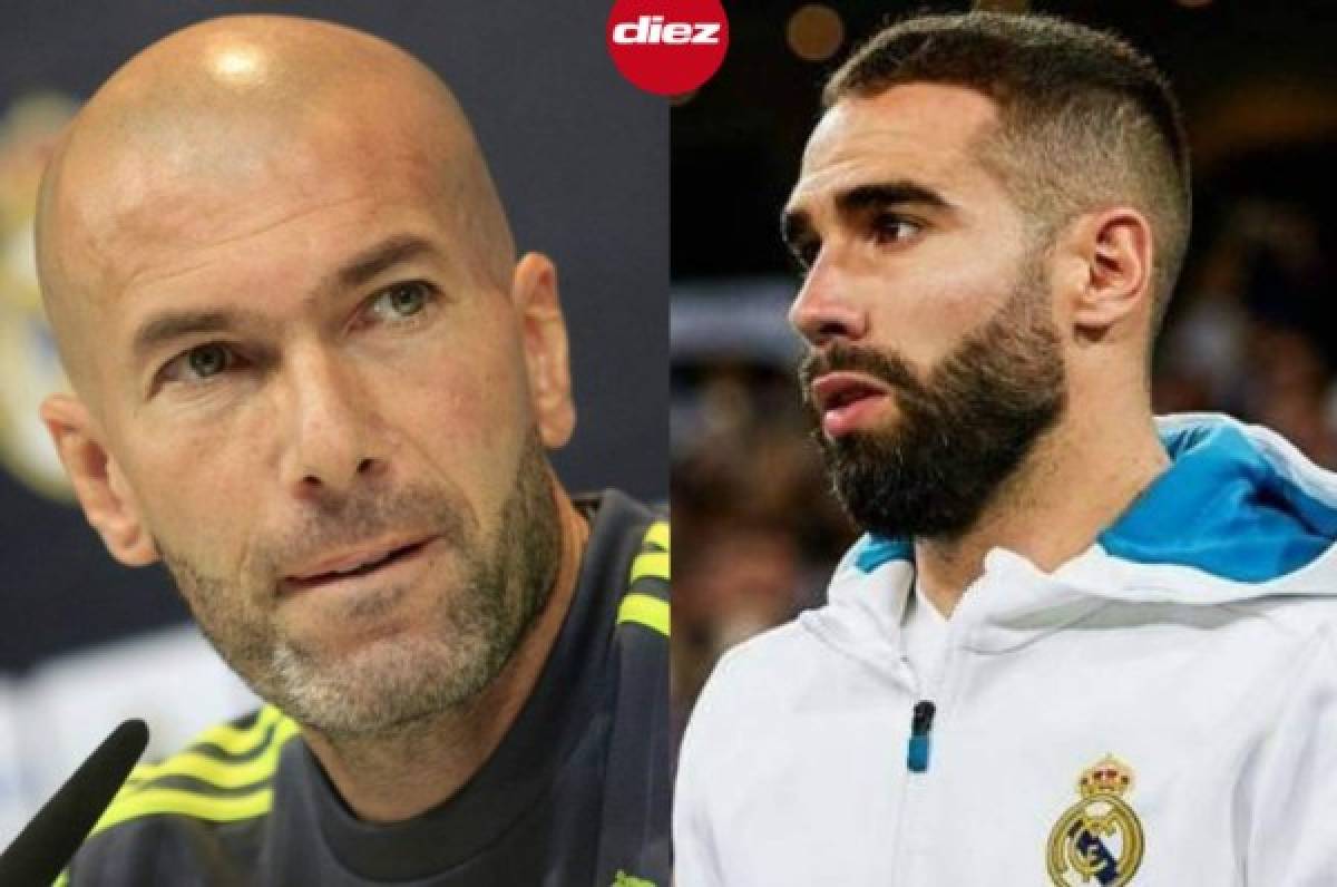 Zidane sobre Carvajal: ''Estará una o dos semanas más de baja; con el corazón no podemos bromear''