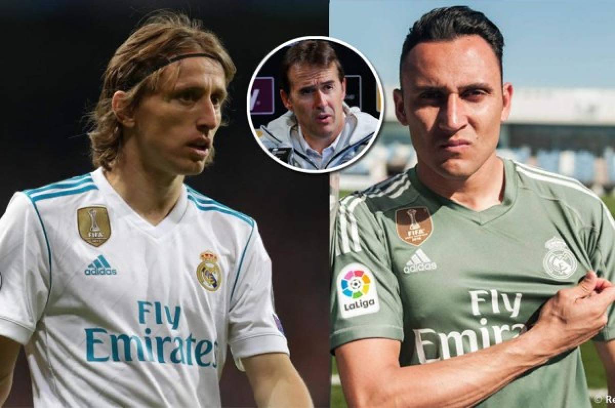 Lopetegui: 'Modric seguirá en Real Madrid y Keylor es de nuestra confianza'
