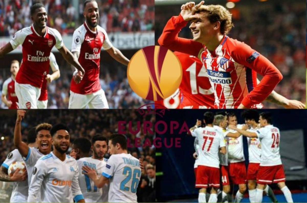 Arsenal busca desafiar al Atlético y Marsella va detrás de una hazaña en la Europa League