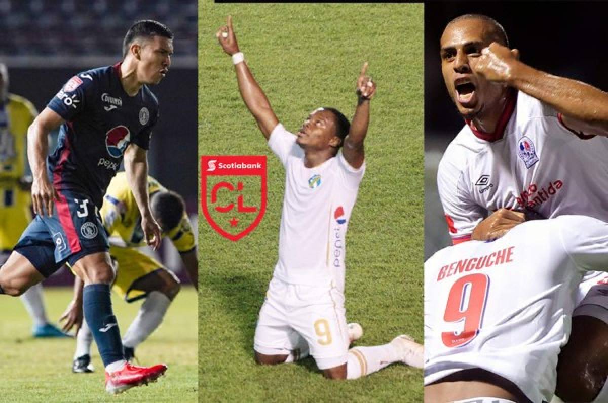 Concacaf destaca a tres futbolistas hondureños por su actuación en la ida de octavos del torneo de clubes