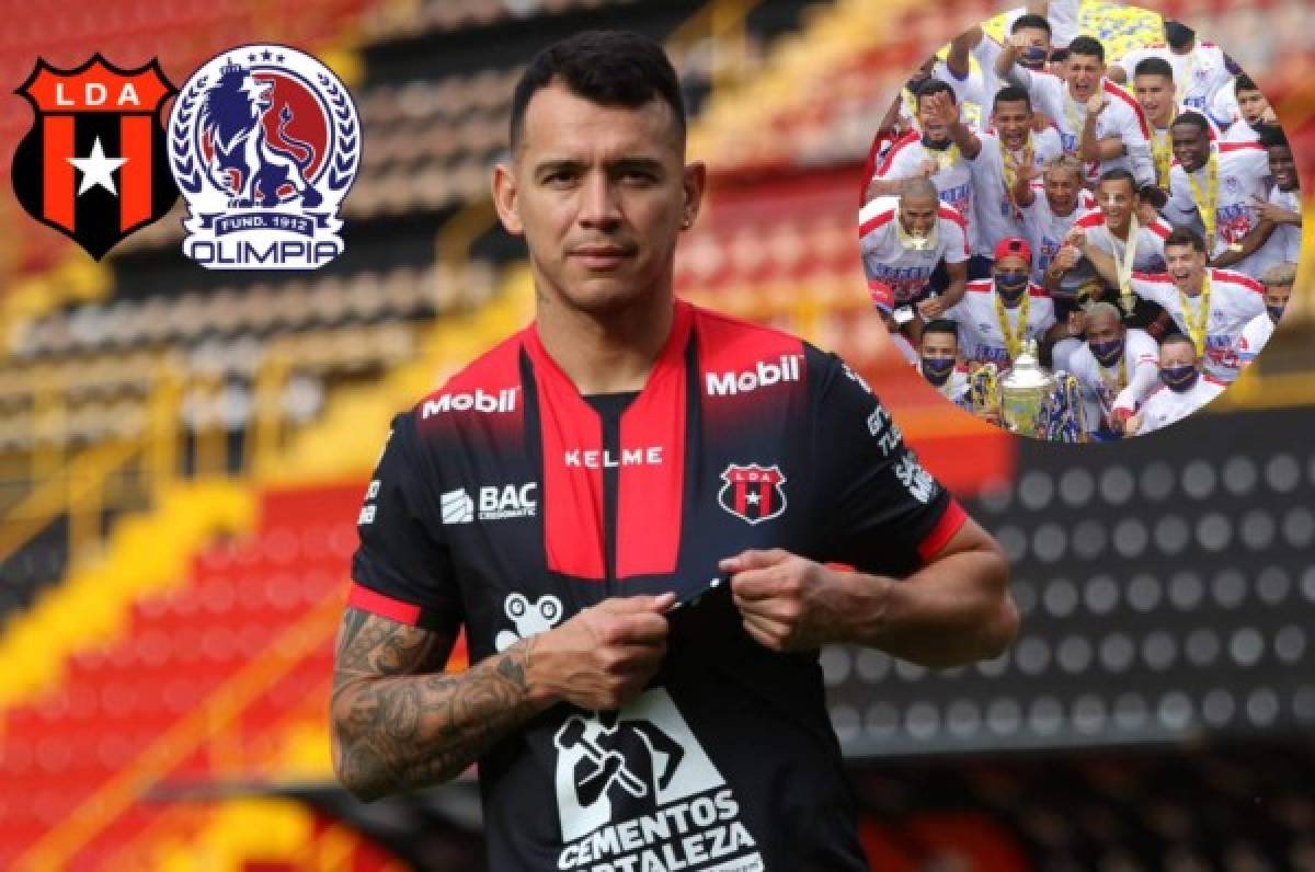 Daniel Arreola, defensa Alajuelense, califica el duelo ante el Olimpia: 'Estos partidos son matar o morir'