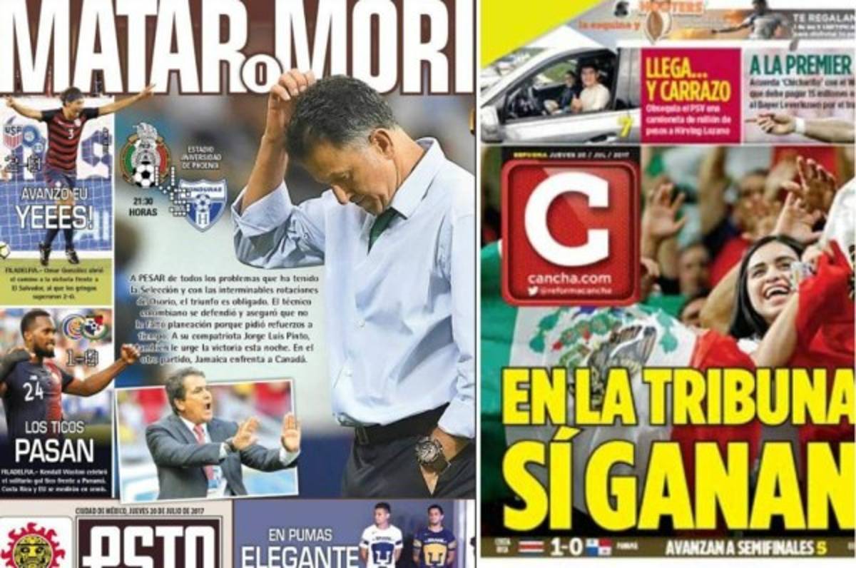 Lo que dice la prensa de México sobre juego ante Honduras: 'Matar o morir'