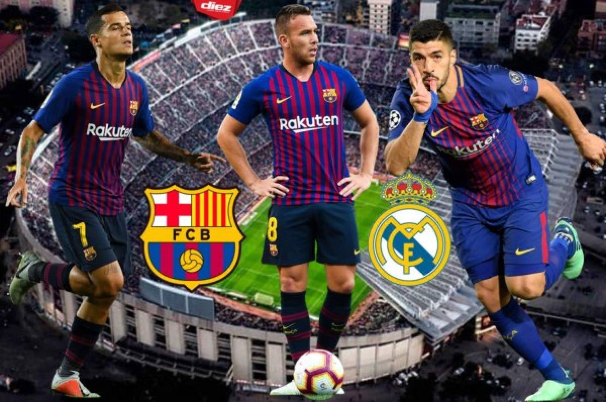 ¡Sin Messi! El once del Barcelona con el que busca derrotar a Real Madrid