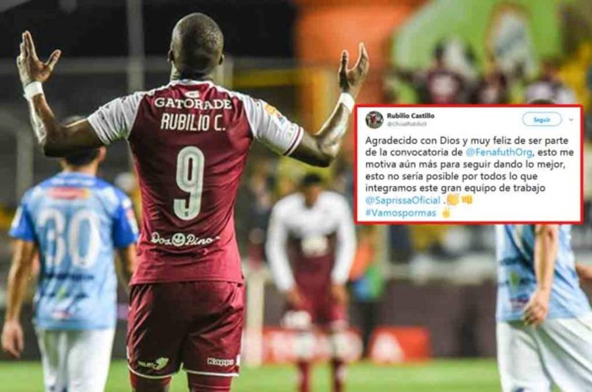 Rubilio Castillo tras ser convocado por Fabián Coito: 'Esto me motiva aún más'