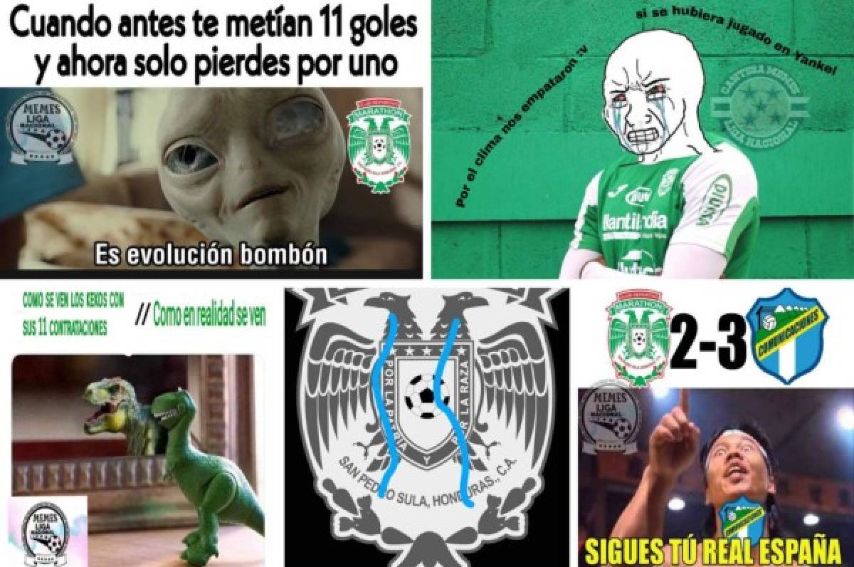 Los memes liquidan a Marathón tras quedar eliminado de la Liga Concacaf ante Comunicaciones