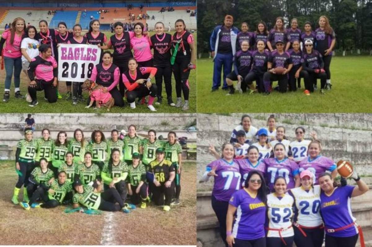 Eagles y Guerreras dan inicio al torneo de flag fútbol femenino