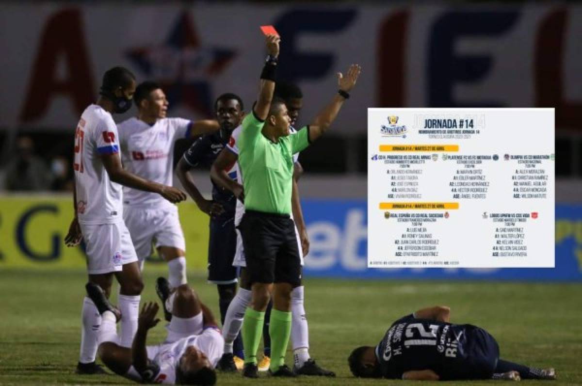 Oficial: Nombramientos de árbitros para la jornada 14 del Torneo Clausura 2021