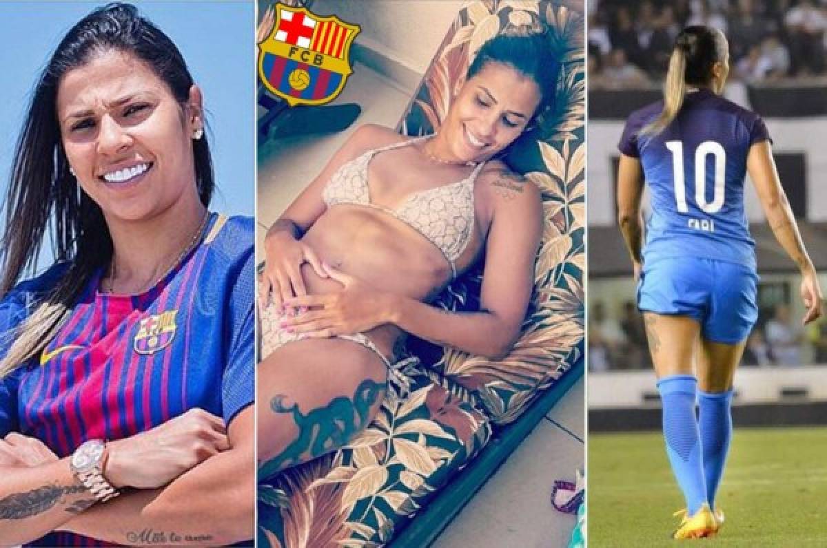 Fabiana da Silva, la sexi jugadora brasileña que fichó el Barcelona