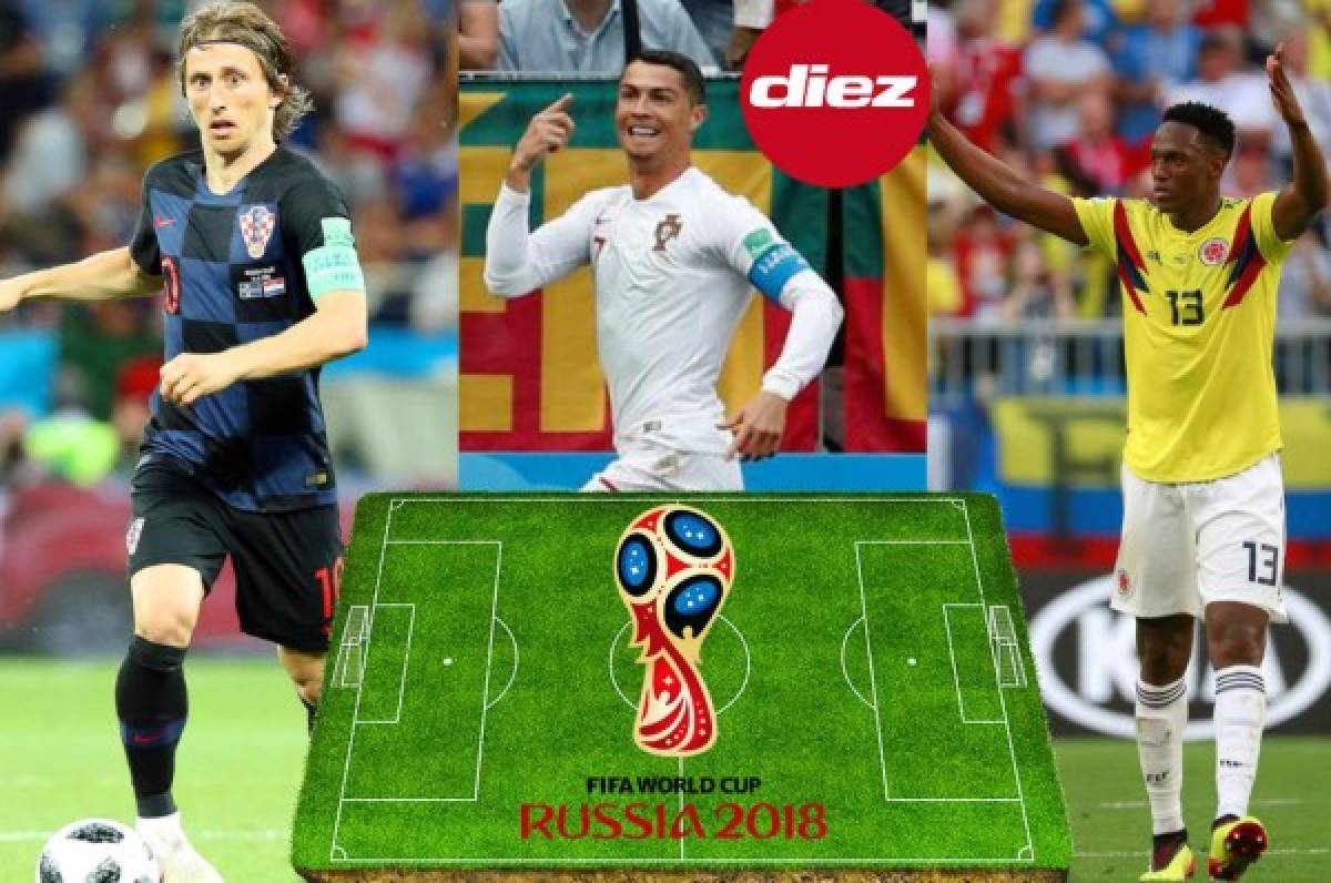¡Brillaron! El 11 ideal de la fase de grupos del Mundial de Rusia 2018