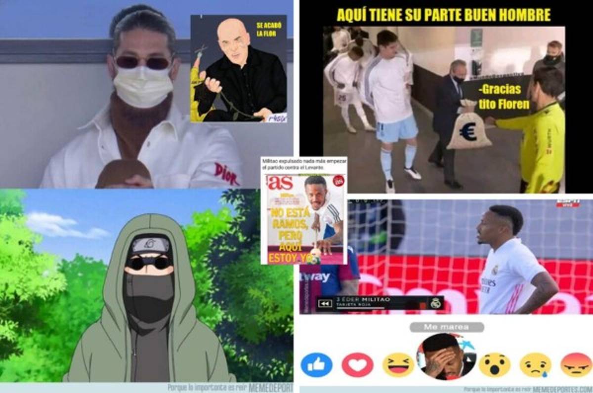 Real Madrid, el VAR y Sergio Ramos son destrozados con memes tras perder ante Levante