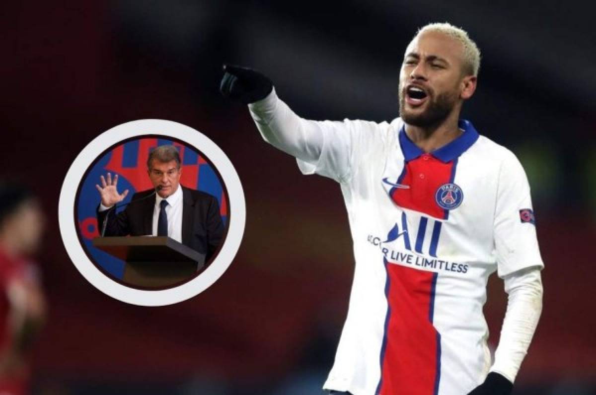 La respuesta de Laporta sobre las palabras de Neymar de querer volver a jugar junto a Messi