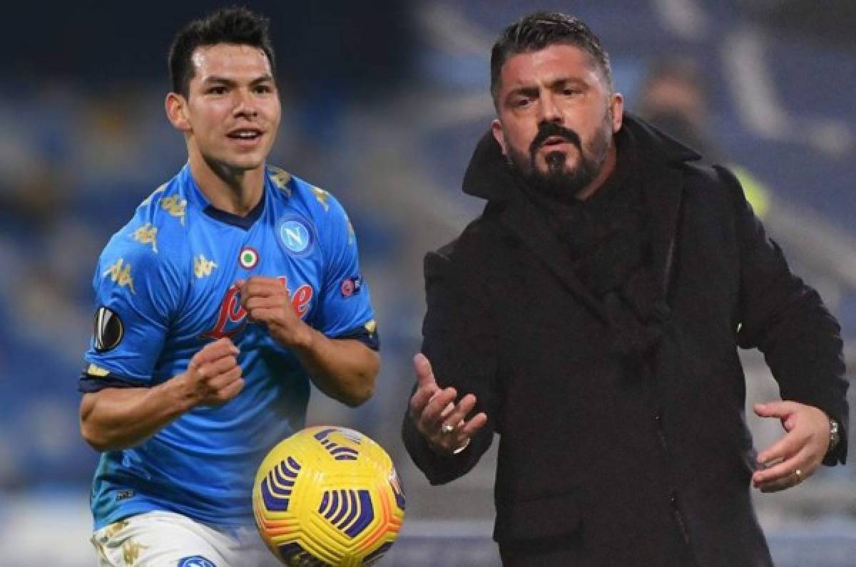 El mexicano Hirving 'Chucky' Lozano desvela cómo mejoró su relación con Gattuso en el Napoli