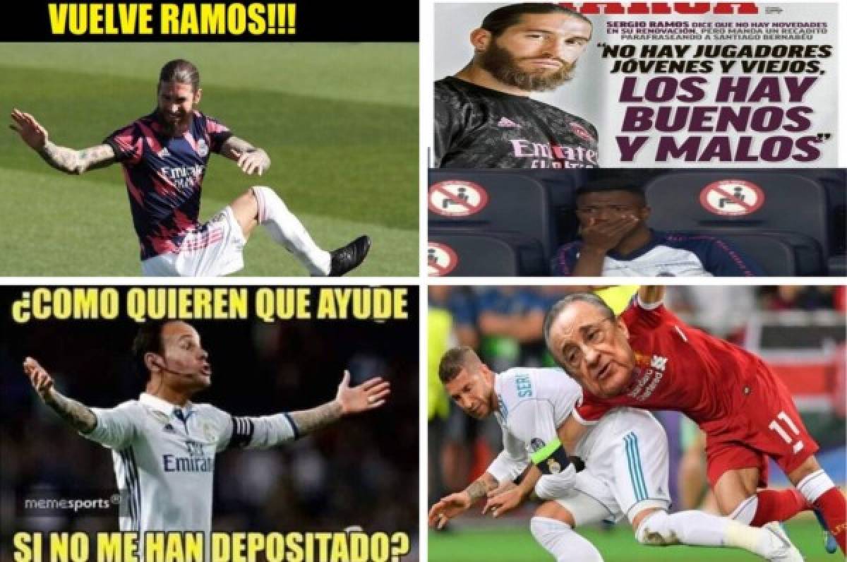 Real Madrid y Sergio Ramos son protagonistas de los memes tras el sufrido triunfo en la liga española
