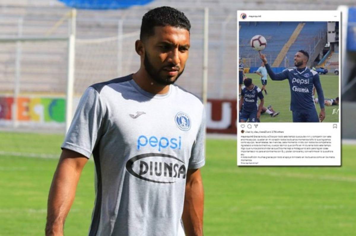 Reinieri Mayorquín se despide de la afición del Motagua con emotivo mensaje: 'Quedan en mi corazón'