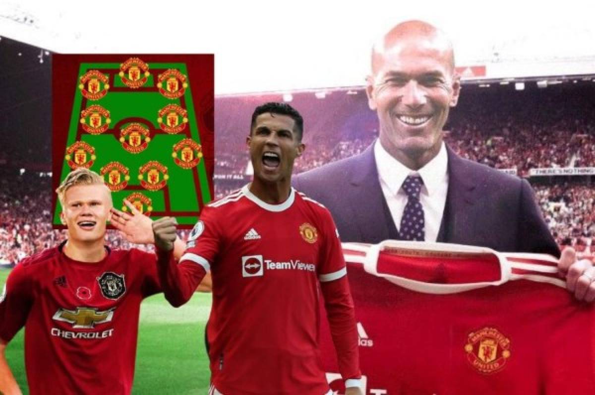 Con los fichajes: Así sería el 11 del Manchester United con Zidane como entrenador