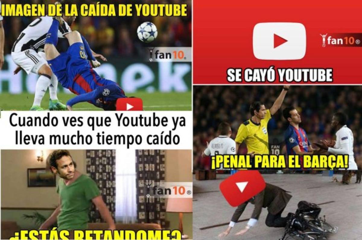 Los imperdibles memes que dejó la caída mundial de YouTube