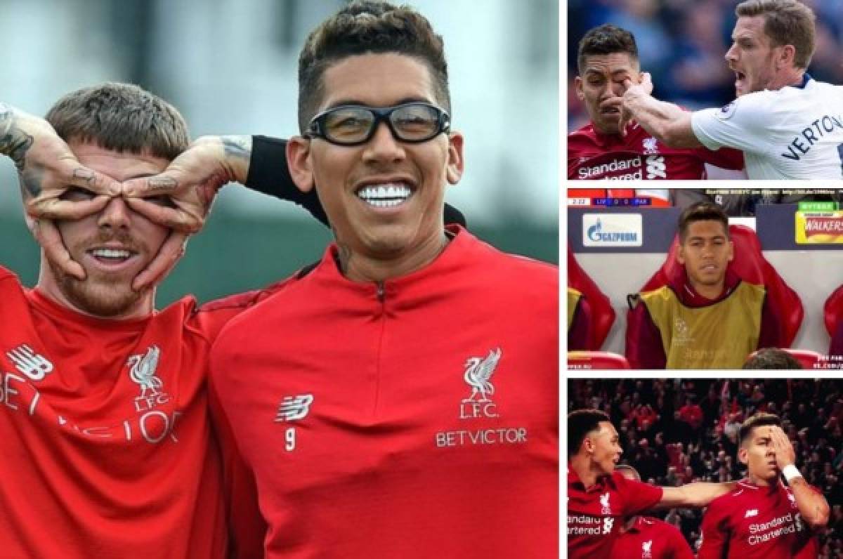 Curioso: Roberto Firmino entrena con anteojos al estilo Edgar Davids