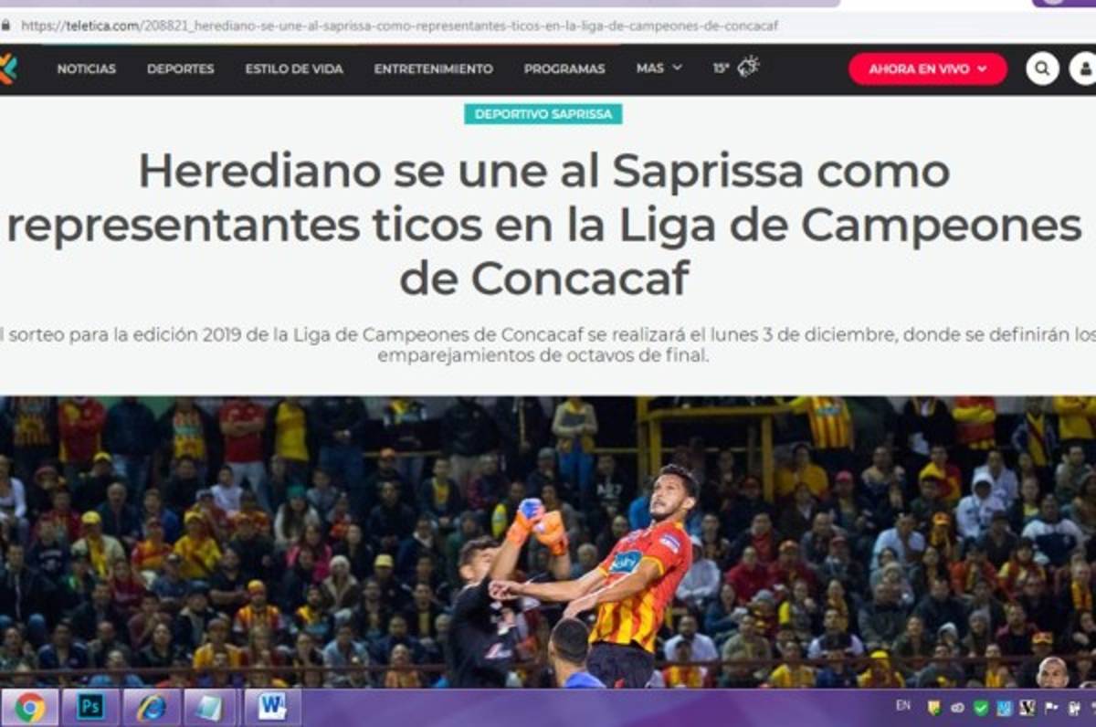 El orgullo de la prensa tica tras el triunfo del Herediano sobre Motagua