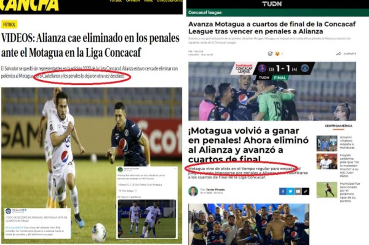 'Castellanos y los penales lo dejaron desolado': La prensa internacional sobre el pase de Motagua en Liga Concacaf