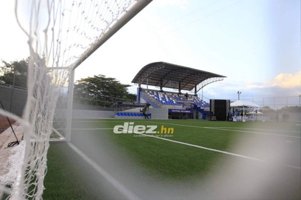 FOTOS: Fenafuth inaugura un mini estadio para Ligas Menores en Tegucigalpa