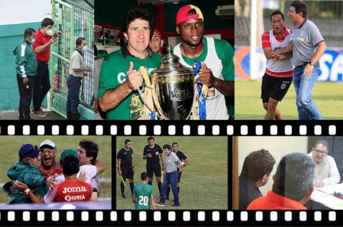 Peleas, expulsiones, festejos y muchas polémicas: Las fotos de Héctor Vargas por Marathón