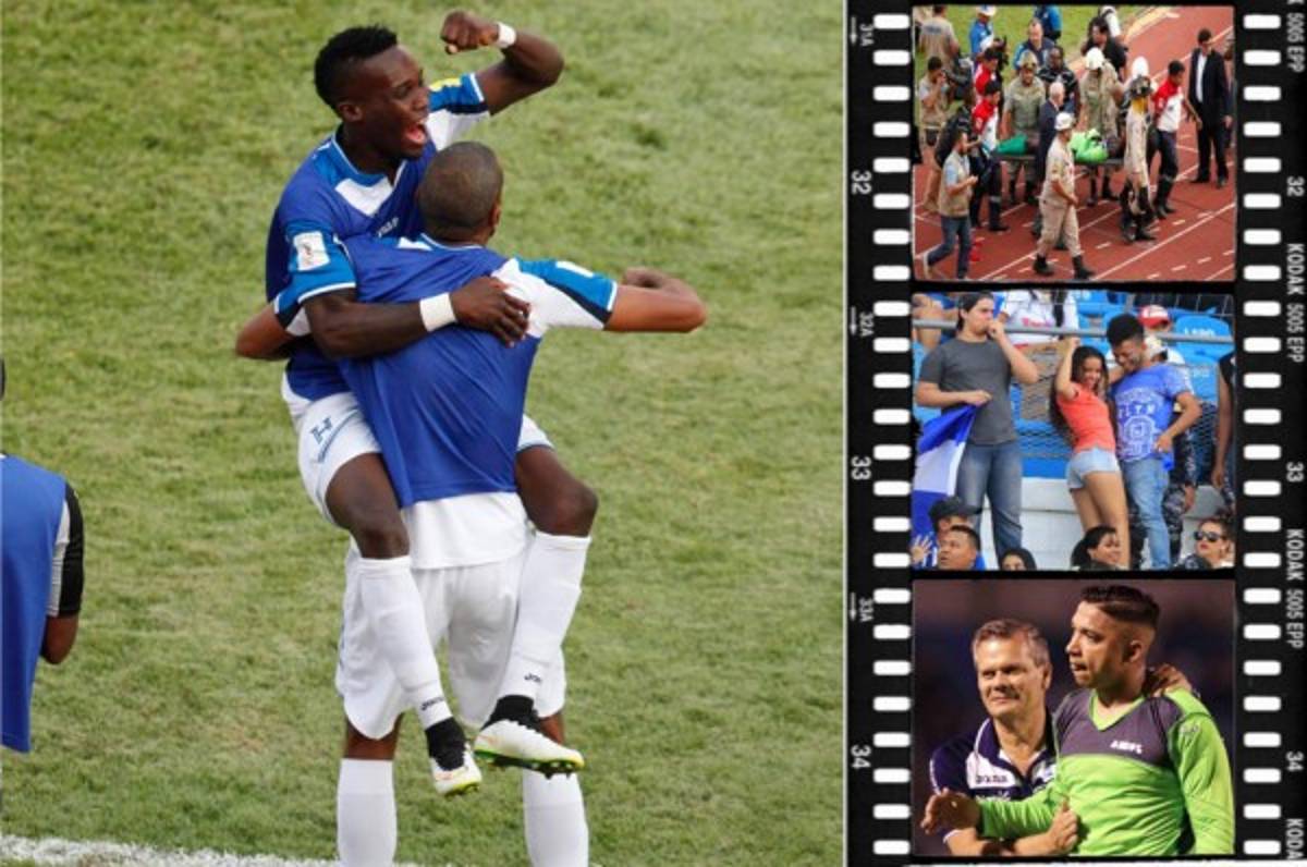 Las imágenes que la televisión no mostró del Honduras-Trinidad y Tobago