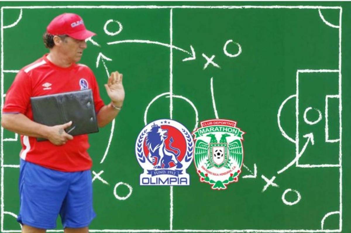 La incógnita de Pedro Troglio para armar el 11 titular de Olimpia ante Marathón