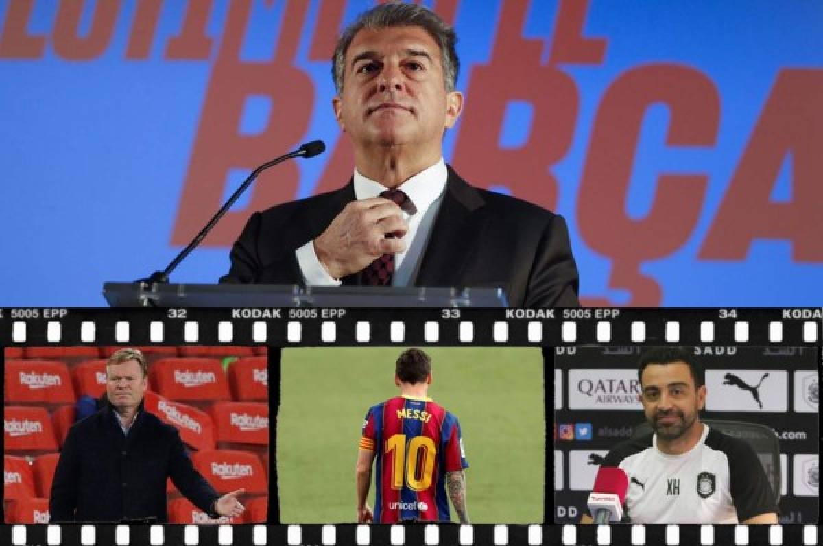 Laporta desvela su proyecto deportivo: el futuro de Messi, Griezmann y los ídolos que regresarían
