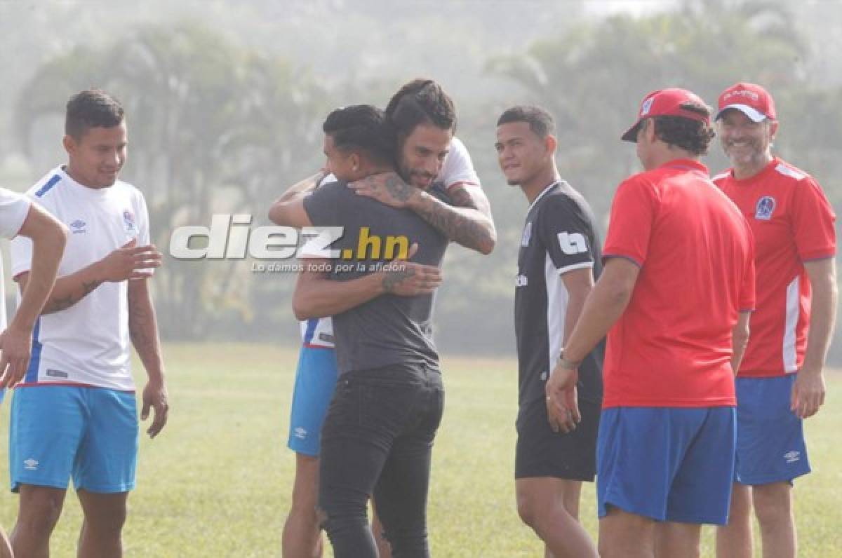 FOTOS: Así fue la despedida de Michaell Chirinos en Olimpia tras saber que va a la MLS