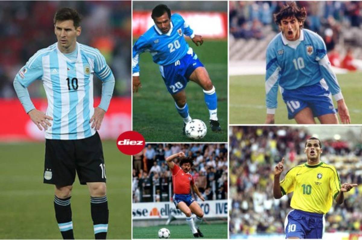 Con un hondureño: Los mejores jugadores de la Copa América en los últimos 40 años