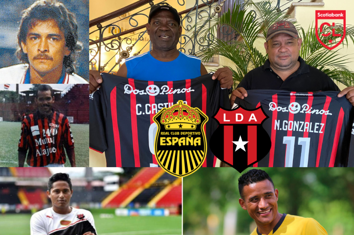 ¿Quiénes son? Estos son los futbolistas hondureños que han militado en el Real España y la Liga Deportiva Alajuelense